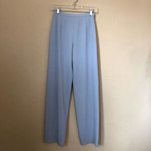 Giorgio Armani periwinkle straight leg high rise trouser pants Size 36